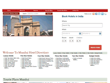 Tablet Screenshot of mumbaihotelsdirectory.com